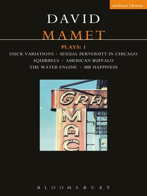 cover image of Mamet Plays, 1